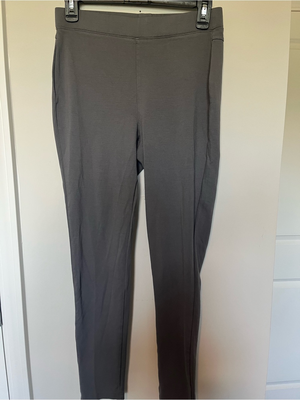 Women with Control Ponte Slim Leggings - Charcoal Gray